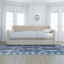 Dahlia upholstered store daybed with trundle